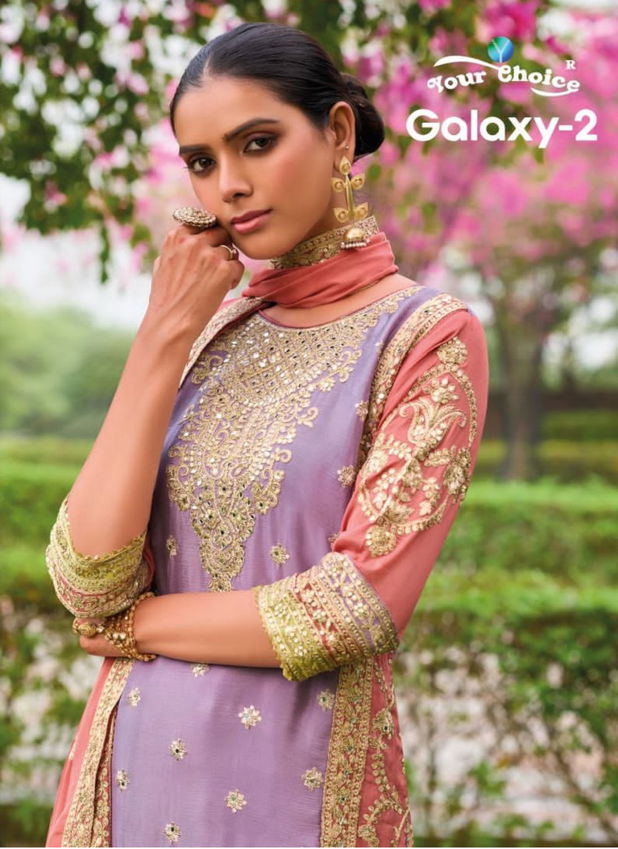 Galaxy 2 By Your Choice Heavy Wedding Wear Readymade Suits